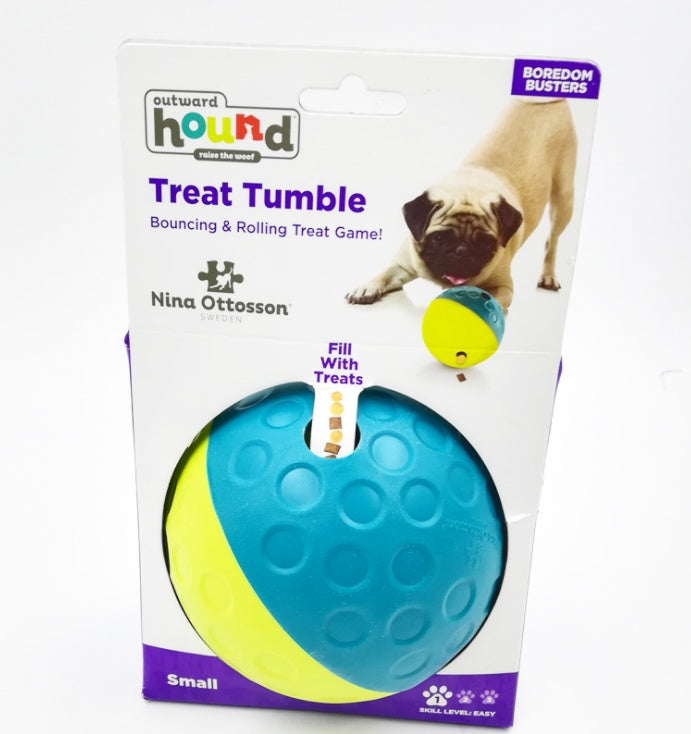Pet Feeded Toy Ball Slow Feeder Funny Built-in Food