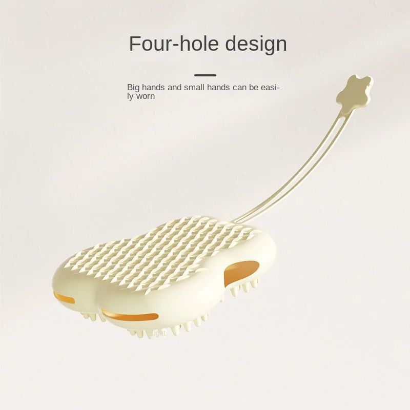 Silicone Pet Bath Brush Gloves for Easy, Happy Grooming