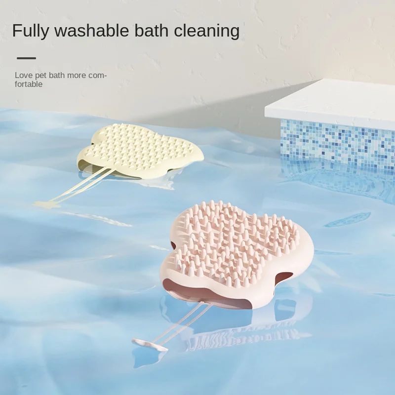 Silicone Pet Bath Brush Gloves for Easy, Happy Grooming