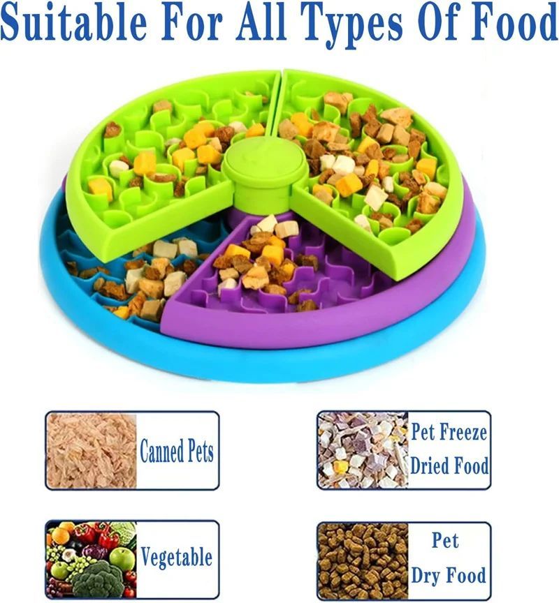 Puzzle Slow Food Bowl to Stop Fast, Messy Eating