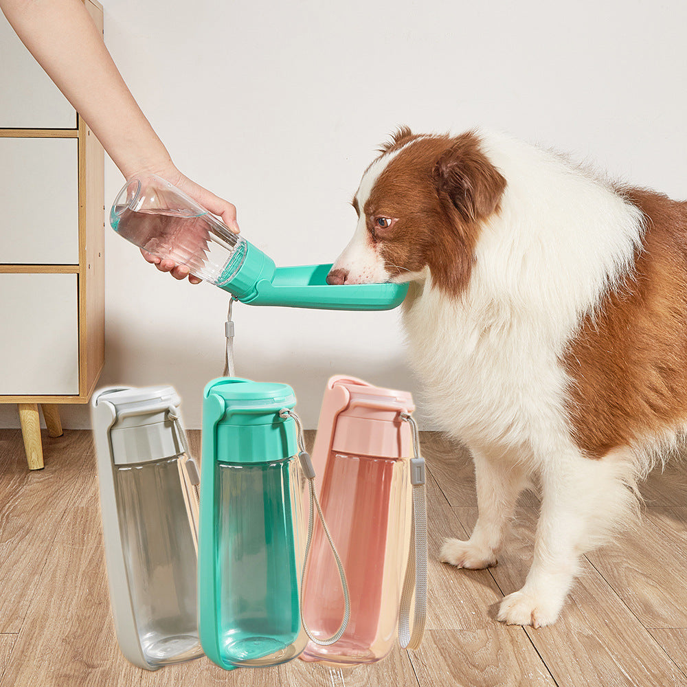 Foldable Dog Water Bottle for Walks, Trips, and Travel